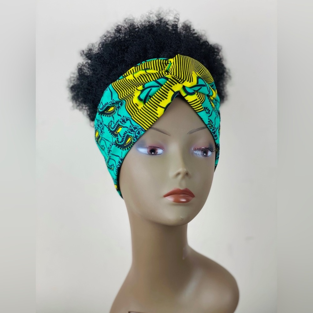 African Print Ankara Multicolor Cotton Turban